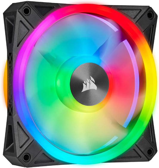 QL Series, Ql120 RGB, 120Mm RGB LED Fan, Single Pack - Black