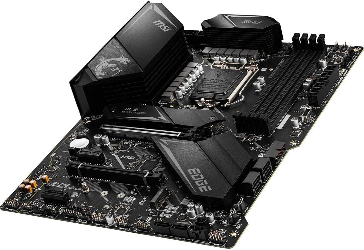 MPG Z490 Gaming Edge Wifi ATX Gaming Motherboard (10Th Gen Intel Core, LGA 1200 Socket, DDR4, CF, Dual M.2 Slots, USB 3.2 Gen 2, Wi-Fi 6, DP/HDMI, Mystic Light RGB)